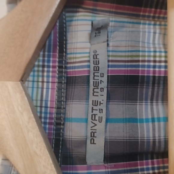 Private Member Plaid Button Shirt - Picture 5 of 7